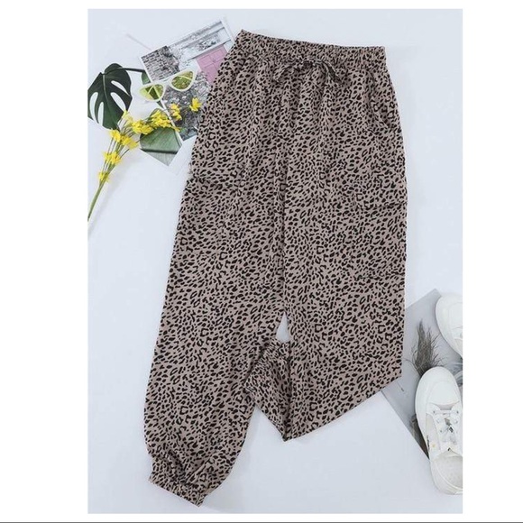 WISHING YOU THE BEST CHEETAH JOGGERS - Picture 2 of 14